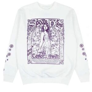 Taylor Swift Speak Now Taylor’s Version Tracklist Crewneck Sweatshirt Small